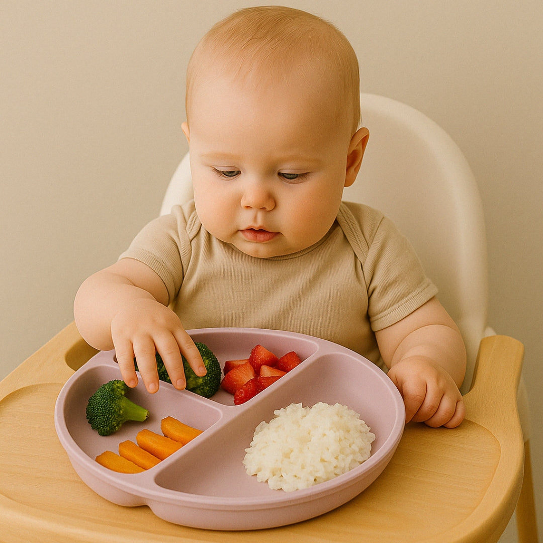 Divided Baby Plate – Practical, Elegant, Non-Slip