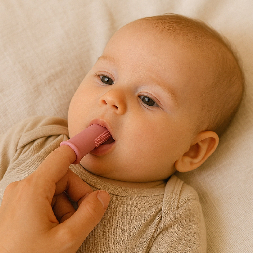 Brosse à Dents Bébé en Silicone – Douceur et Hygiène au Bout des Doigts