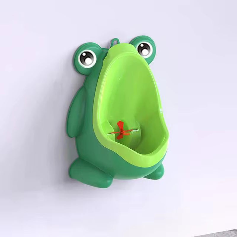 Cartoon Baby Toilet Urinal Boy Wall-Mounted Urinal Frog Shape Boy Standing Urinal Toilet Training Urinal Pot Bébé Toilette