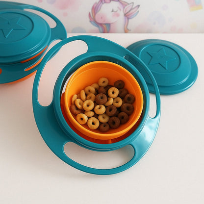 Gyroscopic Anti-Spill Bowl – Stress-Free Baby Snacking