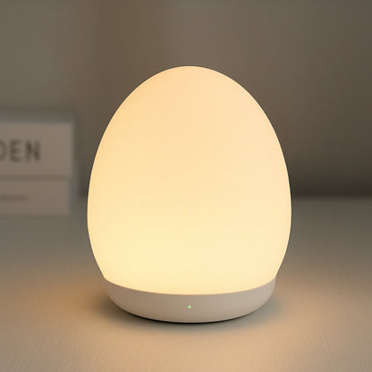 Touch-Sensitive LED Egg Night Light – Softness and Safety for Baby's Nights