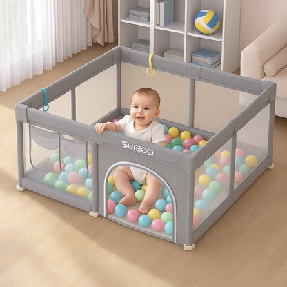 Secure Baby Play Area – Large Size, Comfort and Peace of Mind