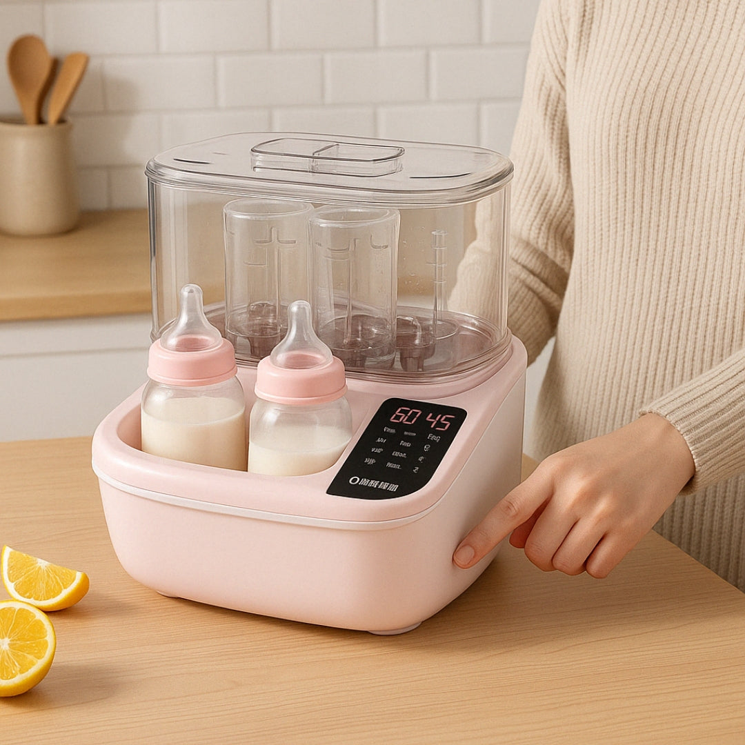 Stérilisateur & Chauffe-Biberon 5-en-1 – Hygiène et Confort au Quotidien